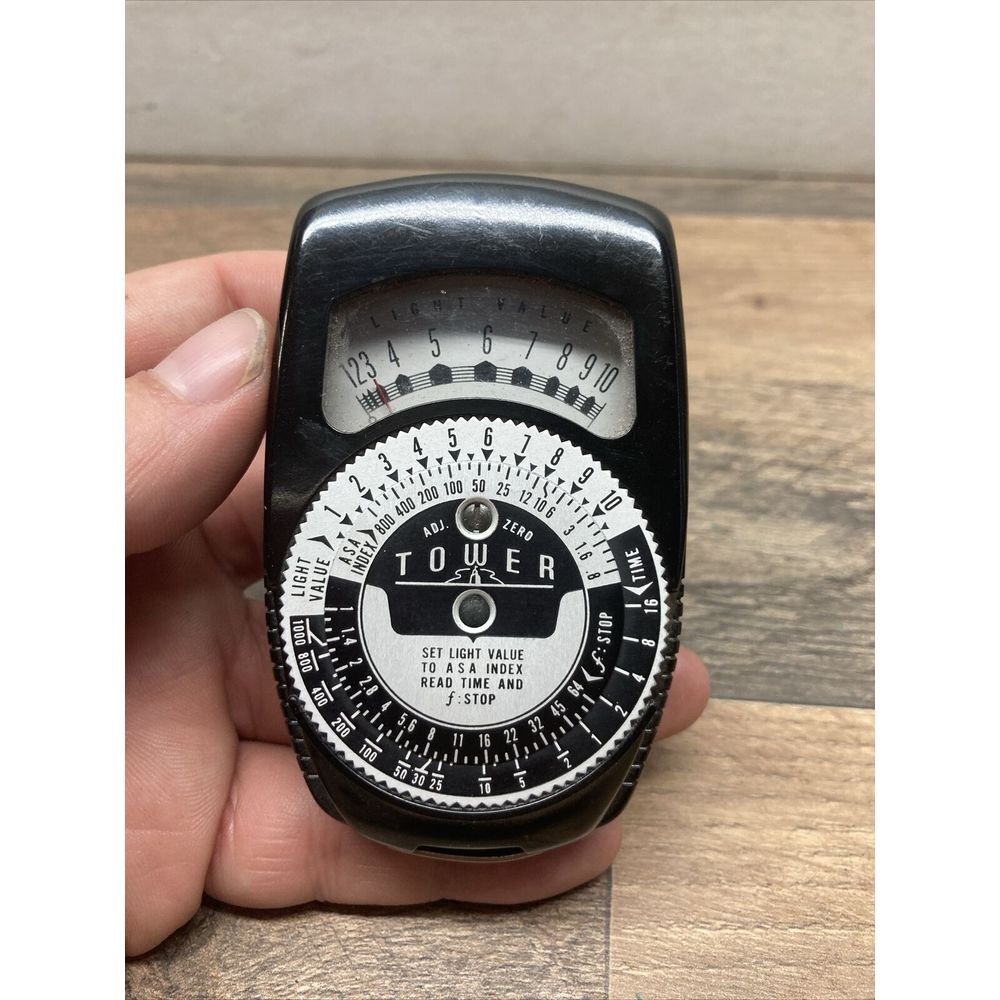 VINTAGE‎ TOWER EXPOSURE LIGHT METER  BROWN  bakelite